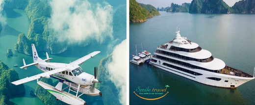 Halong bay by helicopter