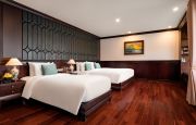 Twin bed private balcony