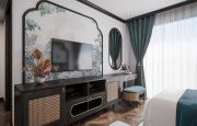 Twin bed balcony