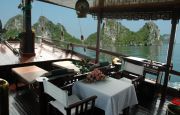 Restaurant on junk