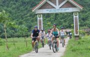 Biking in Cat Ba island