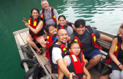 Bamboo boat trip
