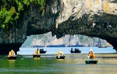 Bamboo boat trip