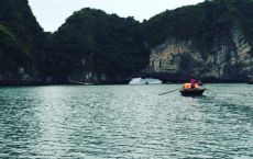 Bamboo boat
