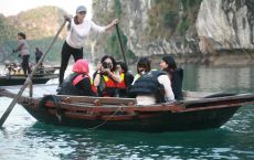 Bamboo boat trip