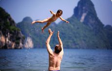 swimming