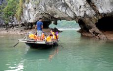 Bamboo boat trip