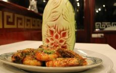 Great food on boat