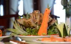 Great food on boat