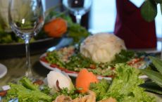 Great food on boat