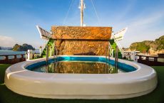 Pool on boat