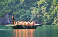 Bamboo boat trip