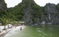 Swimming bungalow