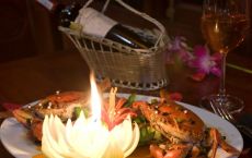 Great food on boat