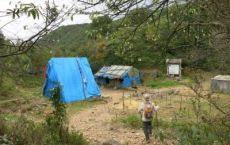Camsite on mountain
