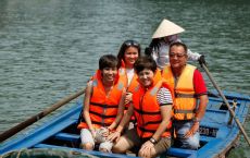 Bamboo boat