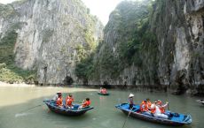 Bamboo boat