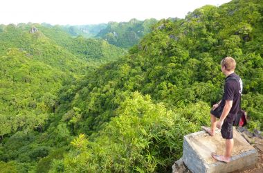Ao Ech (Frog Lake) area in Cat Ba island
