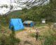Camsite on mountain