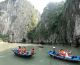 Bamboo boat